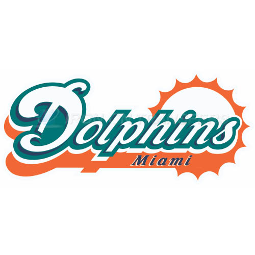 Miami Dolphins Iron-on Stickers (Heat Transfers)NO.578